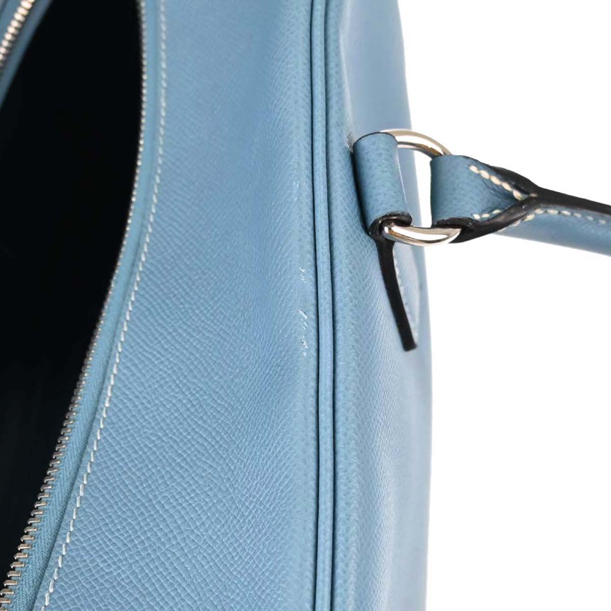 Hermes Blue Jean Epsom Plume 40 Handbag