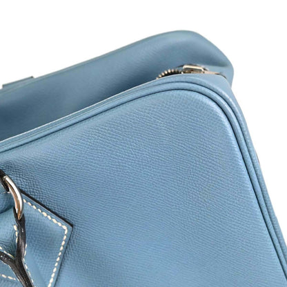 Hermes Blue Jean Epsom Plume 40 Handbag