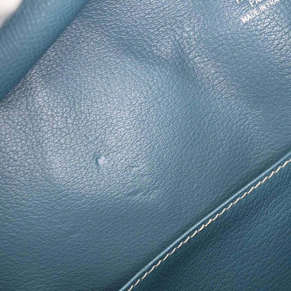Hermes Blue Jean Epsom Plume 40 Handbag