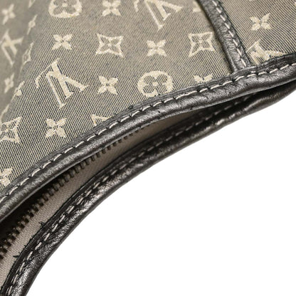 Louis Vuitton Gray Monogram Mini Lin Manon PM Hobo Handbag M95620