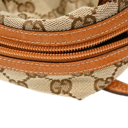 Gucci Beige Brown Canvas GG Handbag