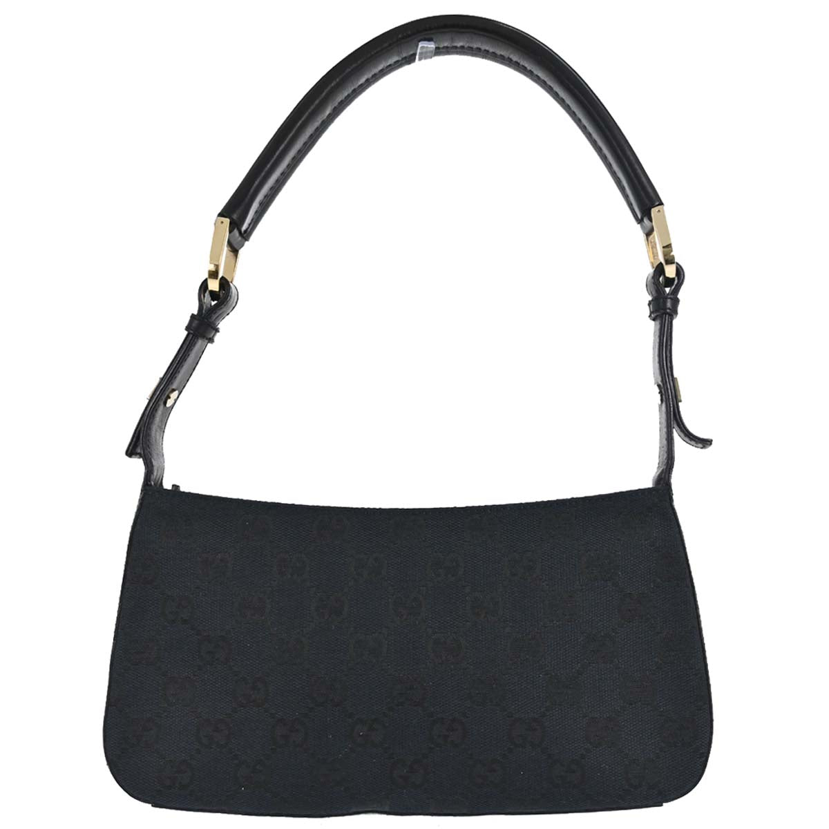 Gucci Black Canvas GG Handbag