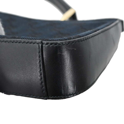 Gucci Black Canvas GG Handbag