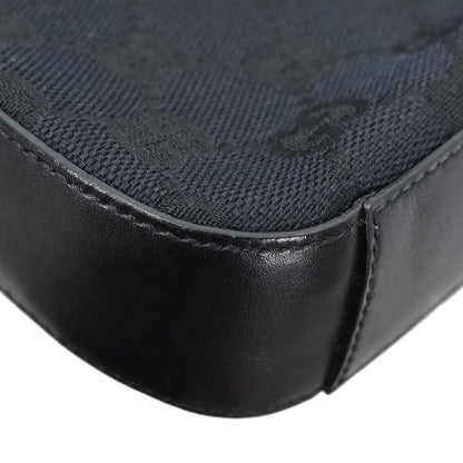 Gucci Black Canvas GG Handbag