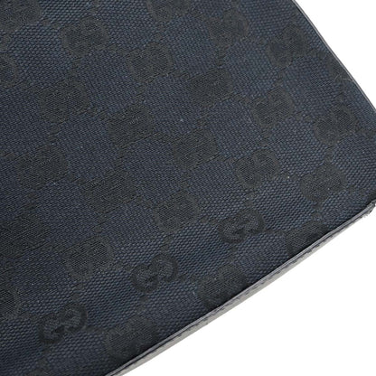 Gucci Black Canvas GG Handbag