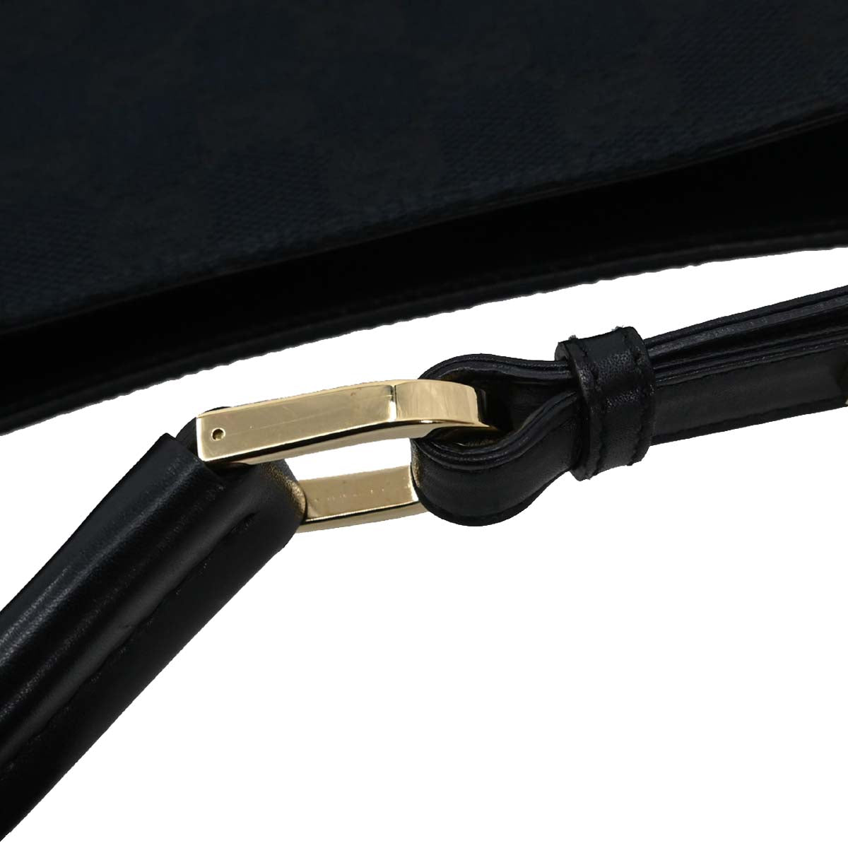 Gucci Black Canvas GG Handbag