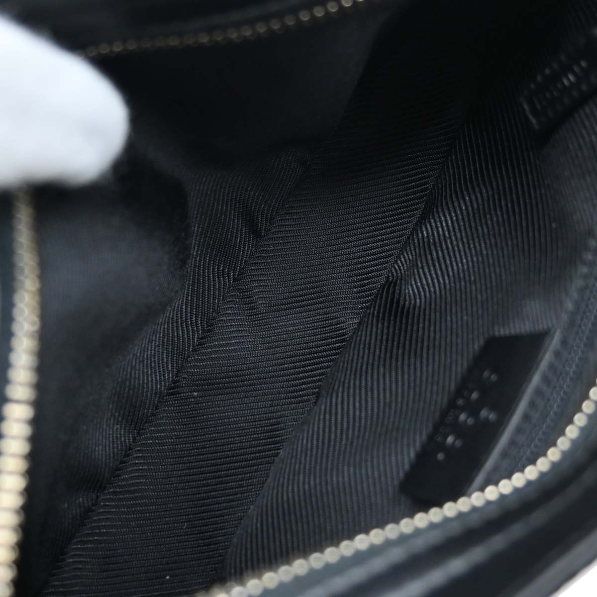 Gucci Black Canvas GG Handbag