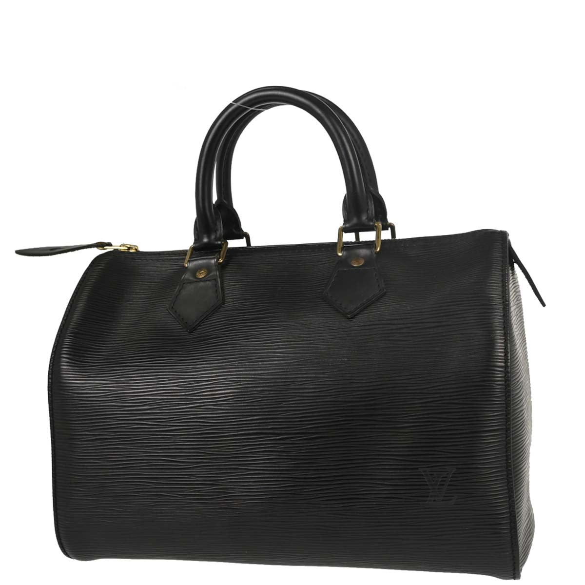 Louis Vuitton Black Epi Speedy 25 Handbag M43012