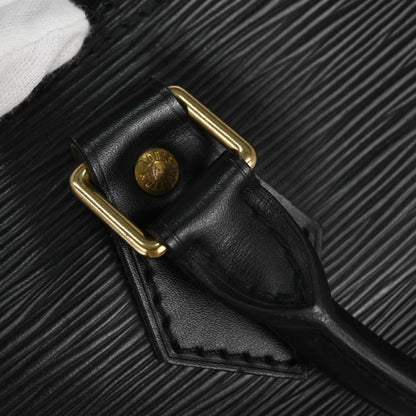 Louis Vuitton Black Epi Speedy 35 Handbag M42992