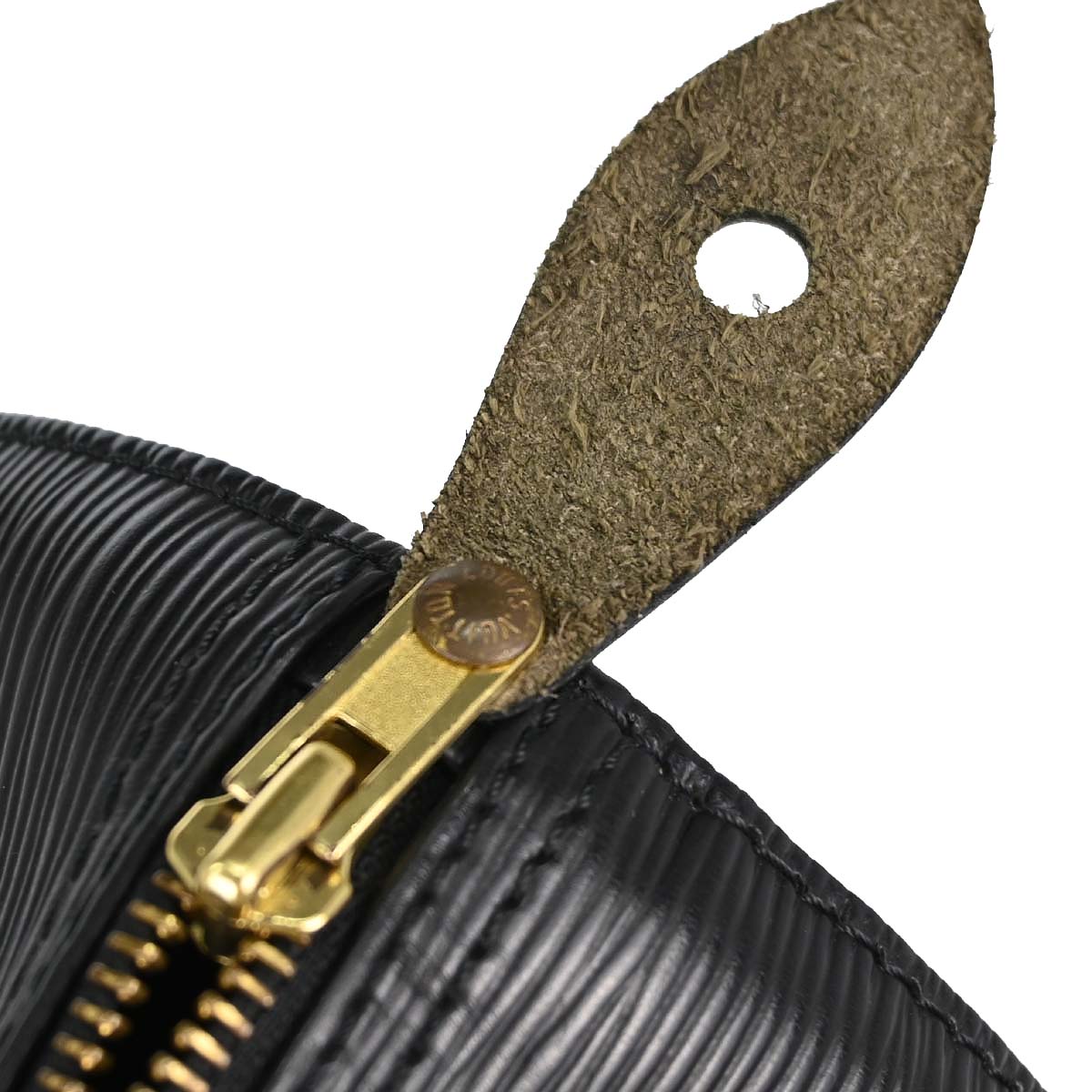 Louis Vuitton Black Epi Speedy 35 Handbag M42992