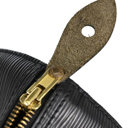 Louis Vuitton Black Epi Speedy 35 Handbag M42992