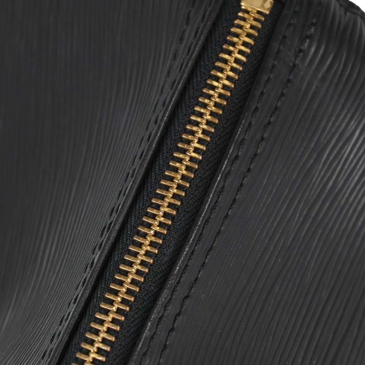 Louis Vuitton Black Epi Speedy 35 Handbag M42992