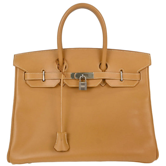 Hermes Natural Chamonix Birkin 35 Handbag