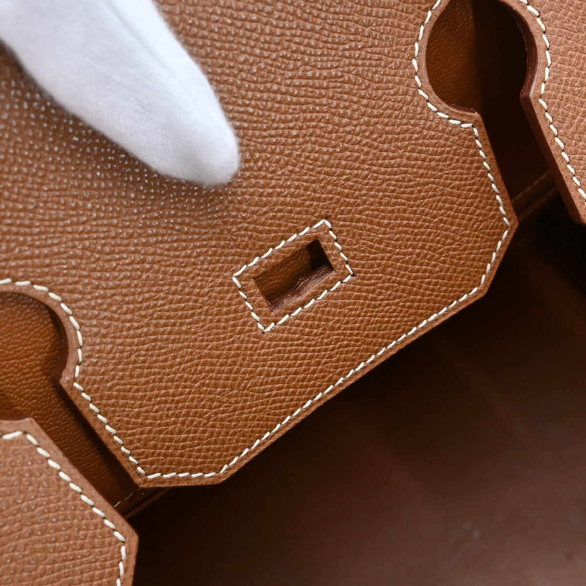 Hermes Gold Courchevel Birkin 35 Handbag