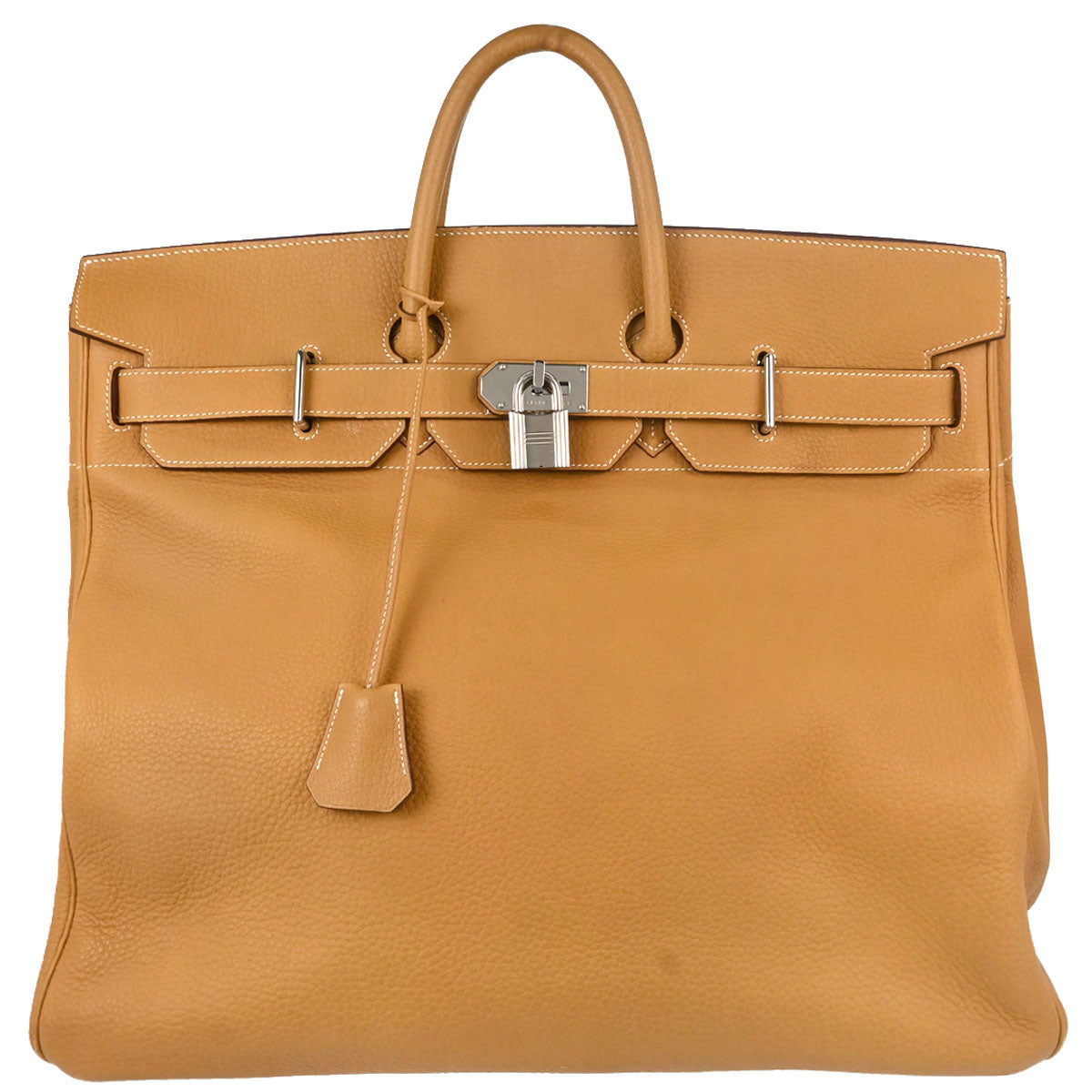 Hermes Natural Fjord HAC Haut a Courroies 50 Handbag