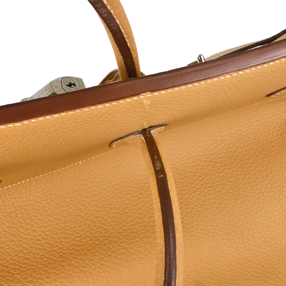 Hermes Natural Fjord HAC Haut a Courroies 50 Handbag