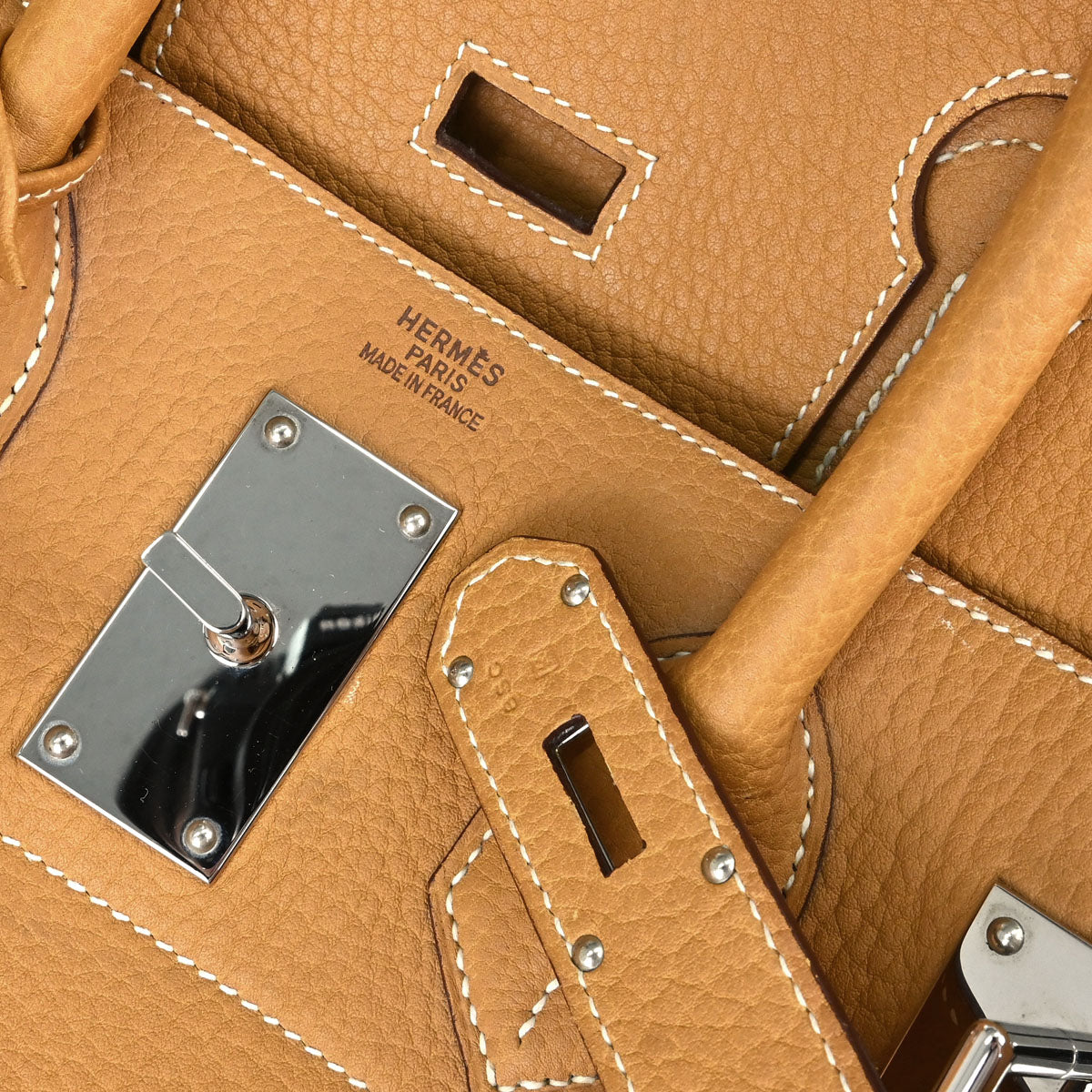 Hermes Natural Fjord HAC Haut a Courroies 50 Handbag