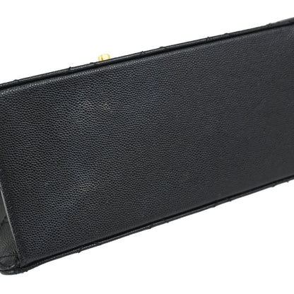 Chanel Black Caviar Skin Shoulder Bag