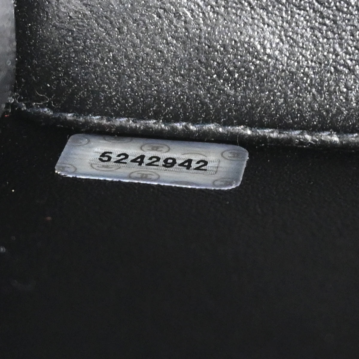 Chanel Black Caviar Skin Shoulder Bag