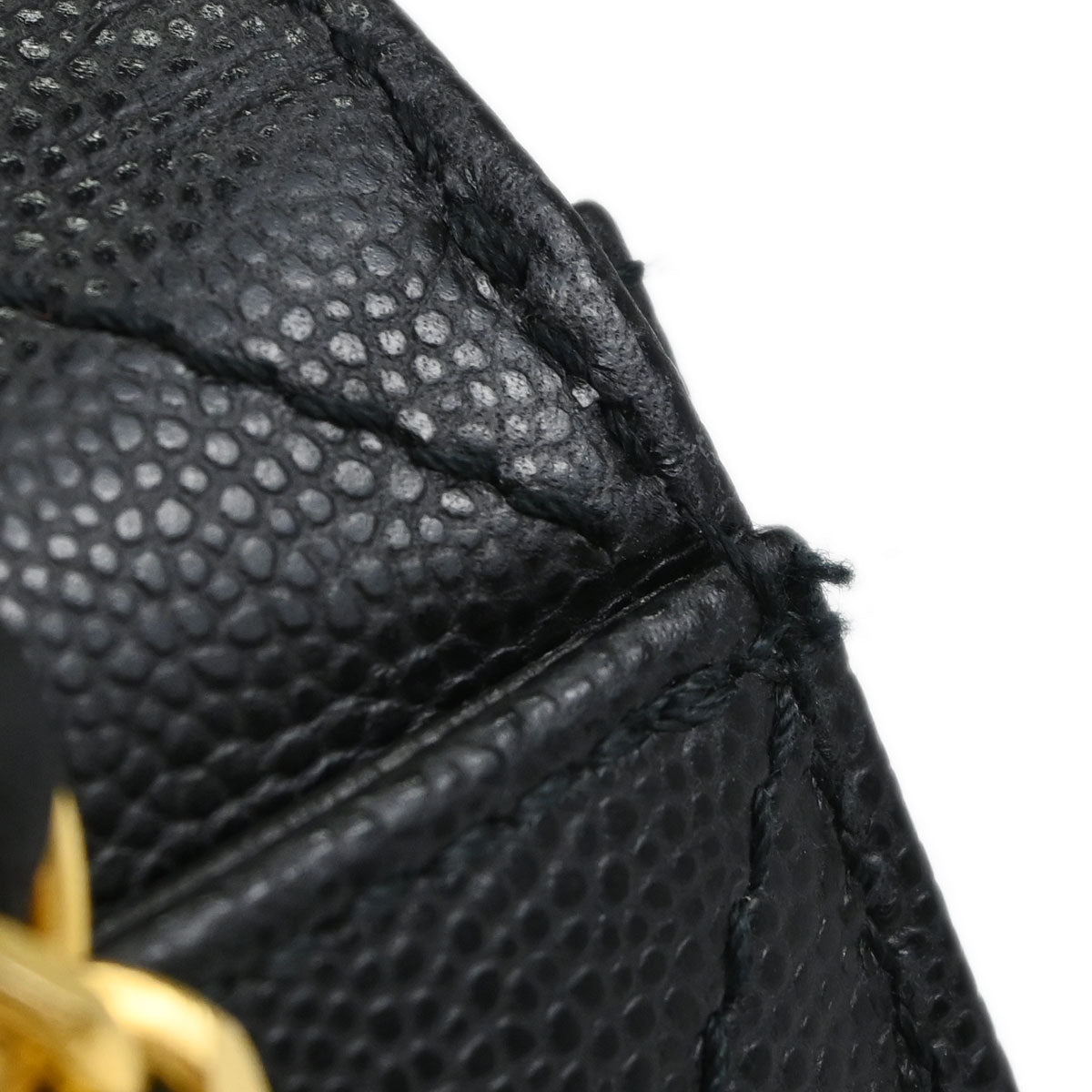 Chanel Black Caviar Skin Shoulder Bag