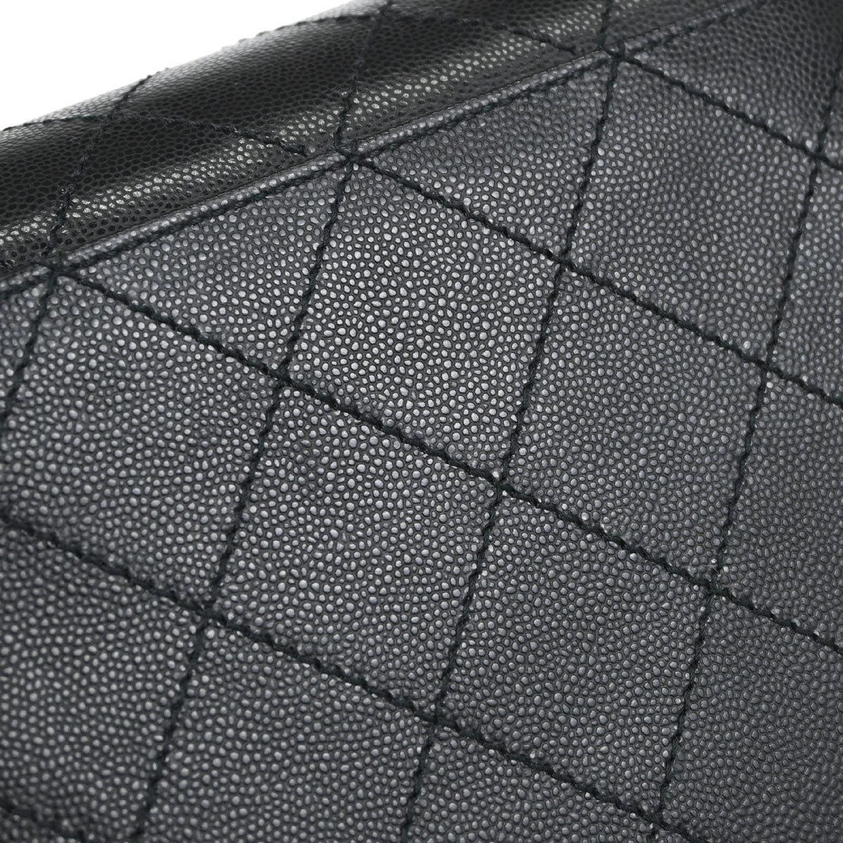 Chanel Black Caviar Skin Shoulder Bag