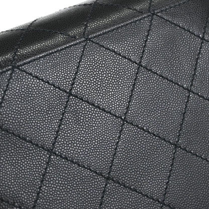 Chanel Black Caviar Skin Shoulder Bag