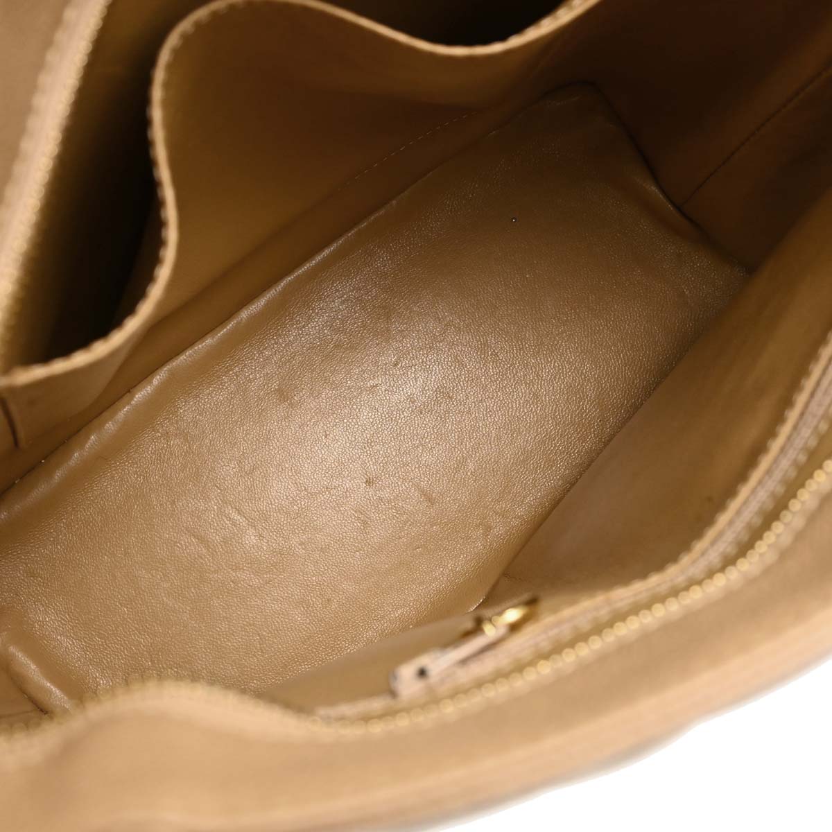 Chanel 2001-2003 Beige Caviar Skin Medallion Tote Handbag