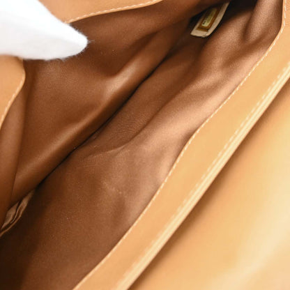 Chanel Brown Calfskin Wild Stitch Shoulder Bag