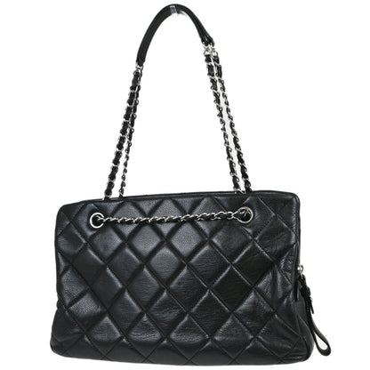 Chanel Black Caviar Skin Timeless Tote Bag