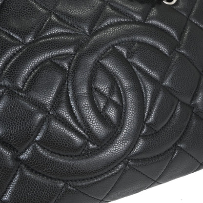 Chanel Black Caviar Skin Timeless Tote Bag