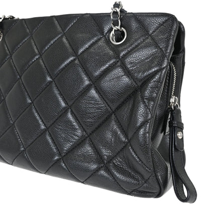 Chanel Black Caviar Skin Timeless Tote Bag
