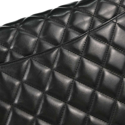 Chanel 2005-2006 Black Lambskin Top Handle Handbag