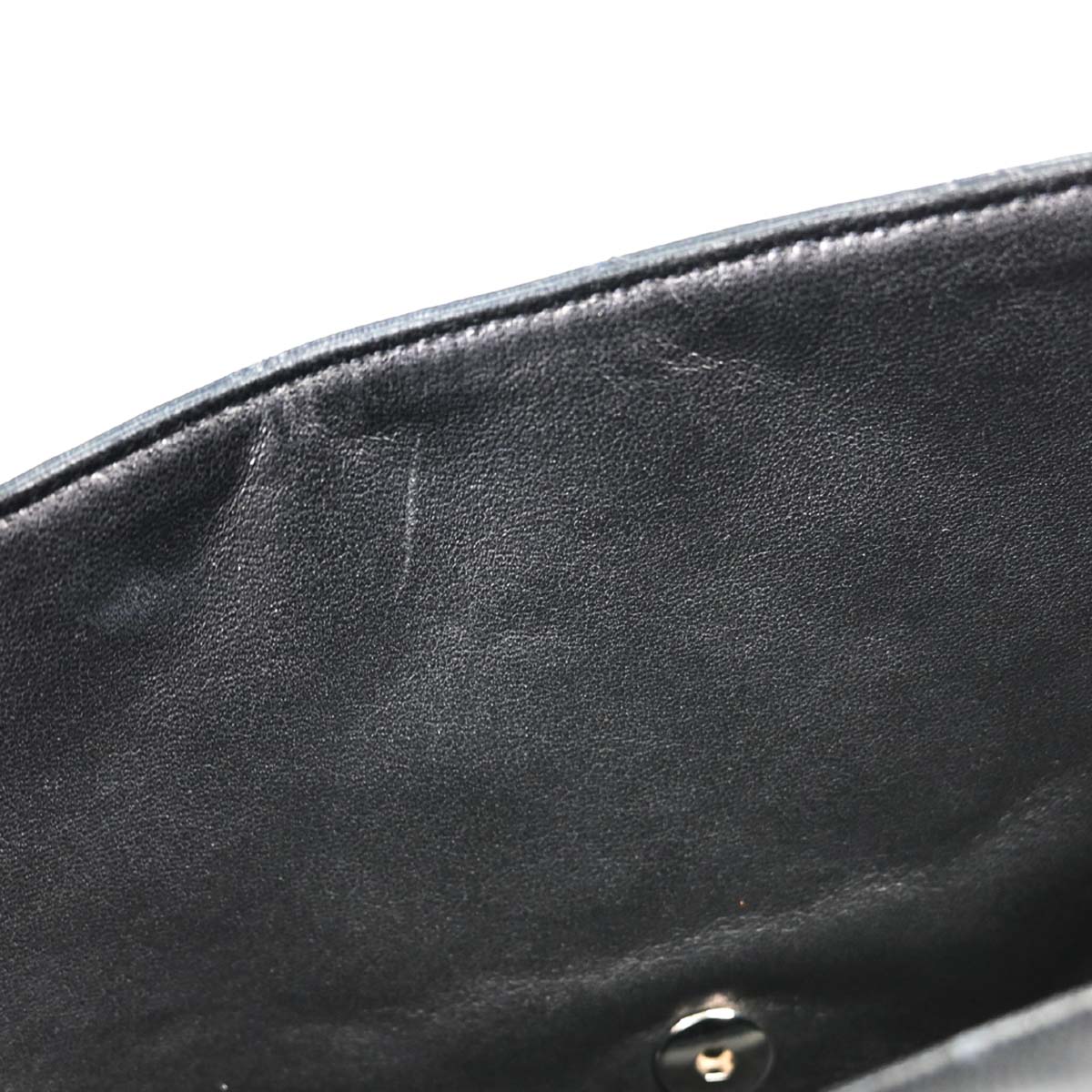 Chanel 2005-2006 Black Lambskin Top Handle Handbag
