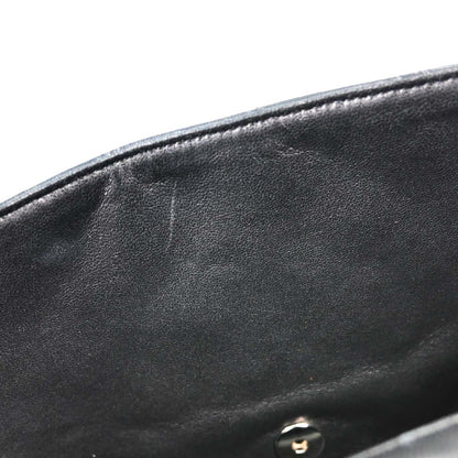 Chanel 2005-2006 Black Lambskin Top Handle Handbag