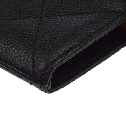 Chanel Black Caviar Skin Tote Chain Handbag