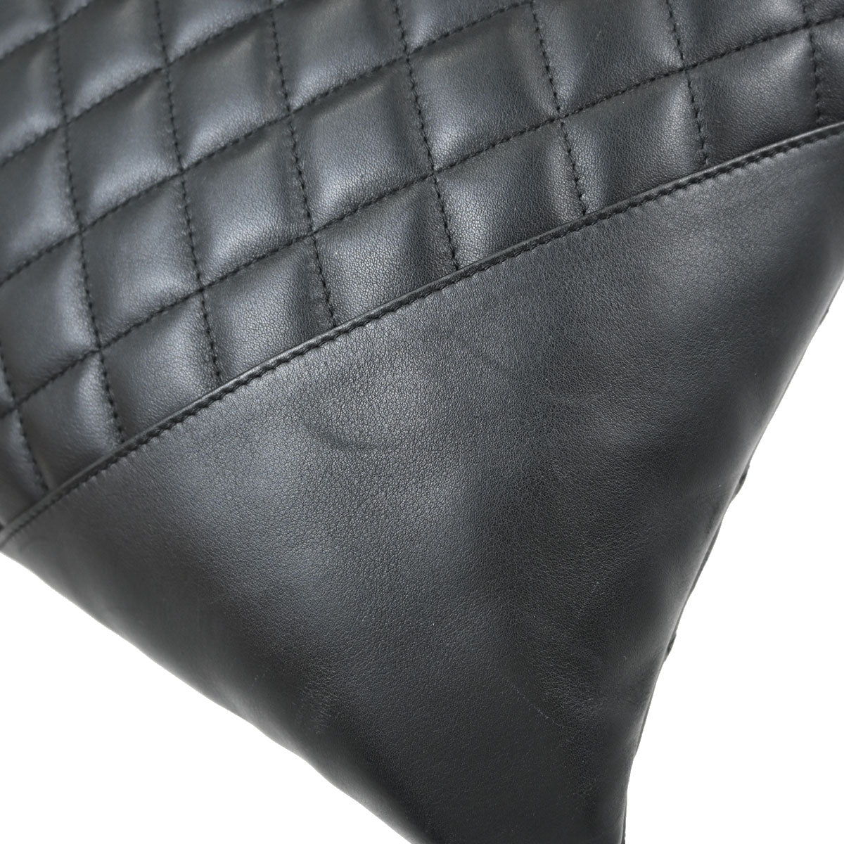 Chanel Black Calfskin Cambon Ligne Tote Handbag