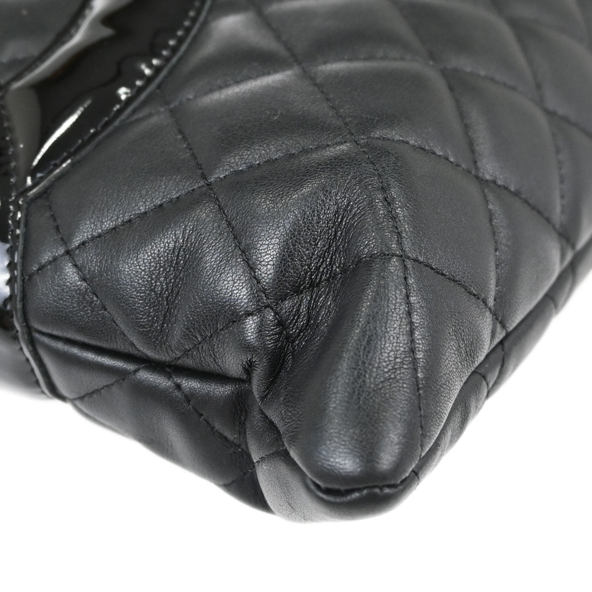 Chanel Black Calfskin Cambon Ligne Tote Handbag