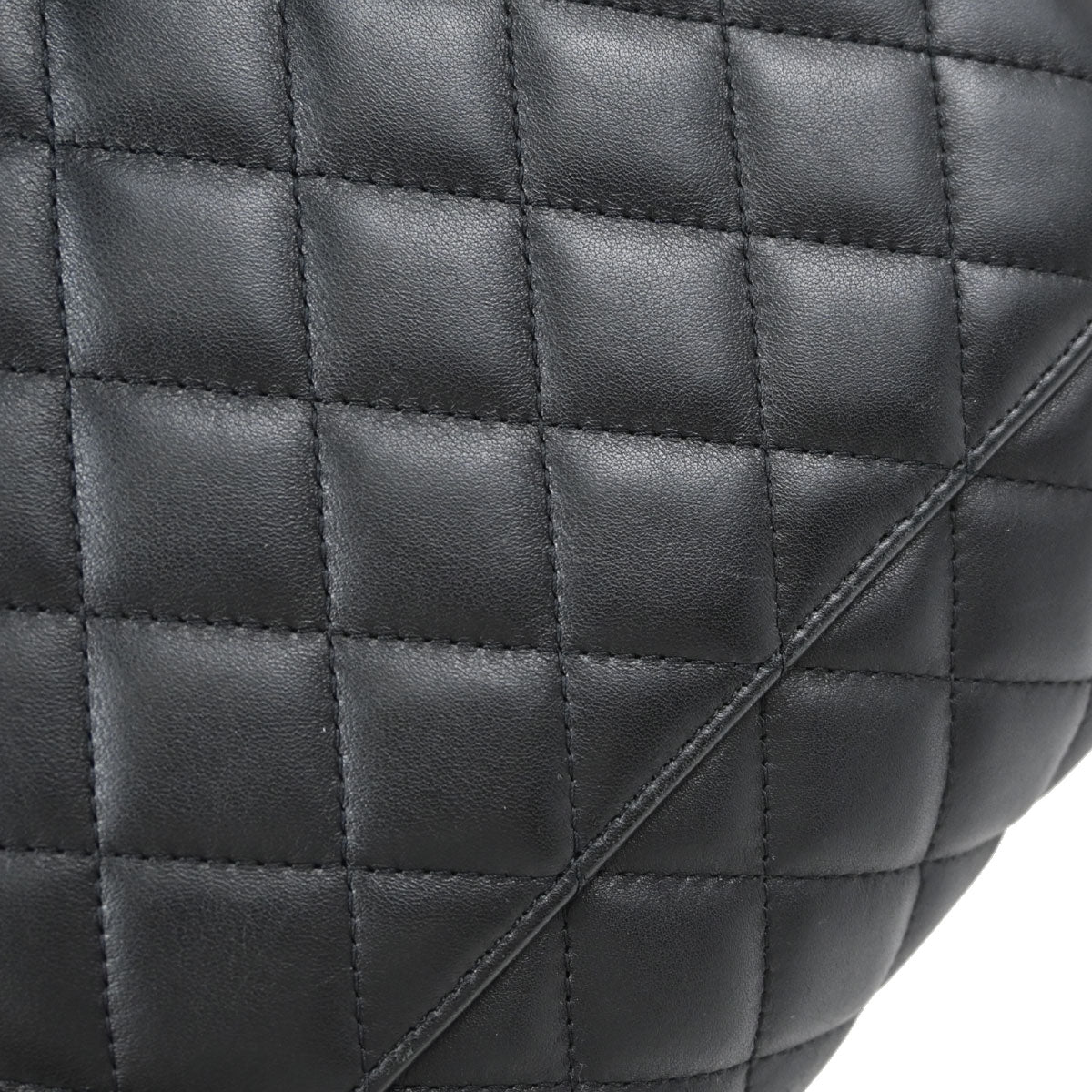 Chanel Black Calfskin Cambon Ligne Tote Handbag