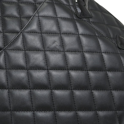 Chanel Black Calfskin Cambon Ligne Tote Handbag