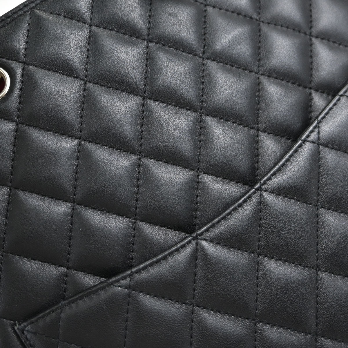 Chanel Black Calfskin Cambon Ligne Tote Handbag