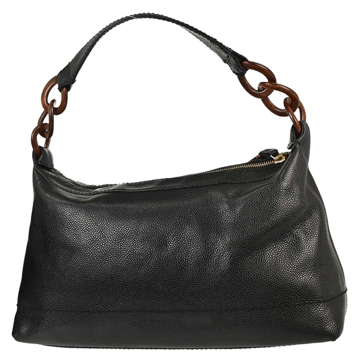 Chanel 2001-2003 Black Caviar Skin Handbag