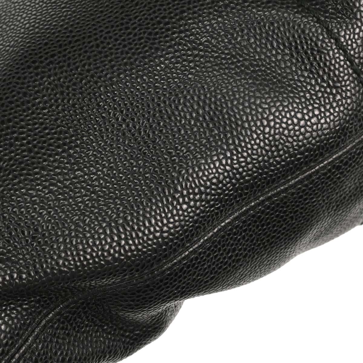 Chanel 2001-2003 Black Caviar Skin Handbag