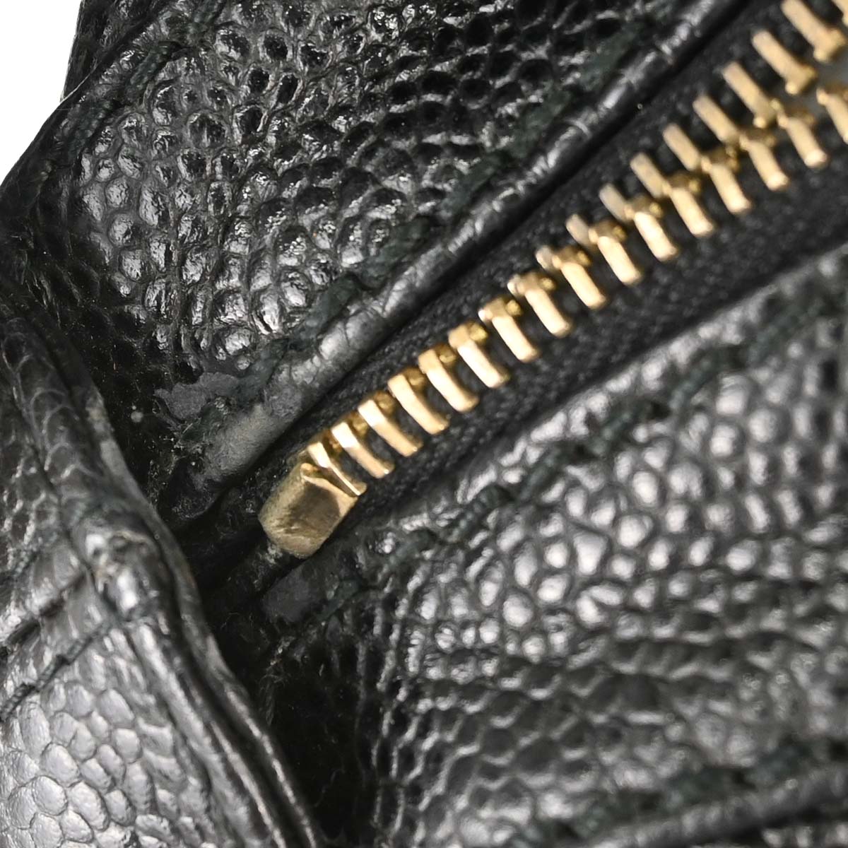 Chanel 2001-2003 Black Caviar Skin Handbag