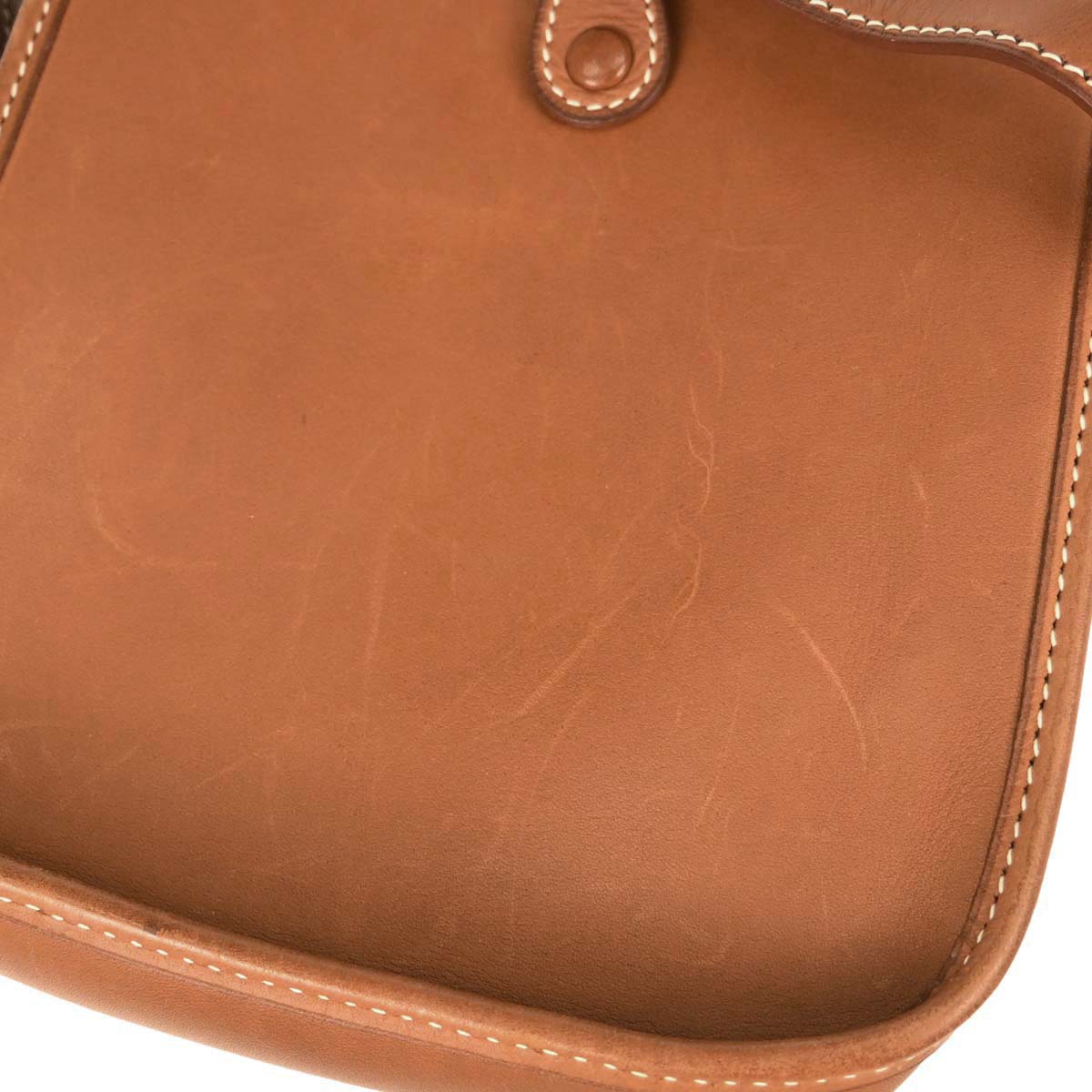 Hermes Fauve Barenia Evelyne TPM Shoulder Bag