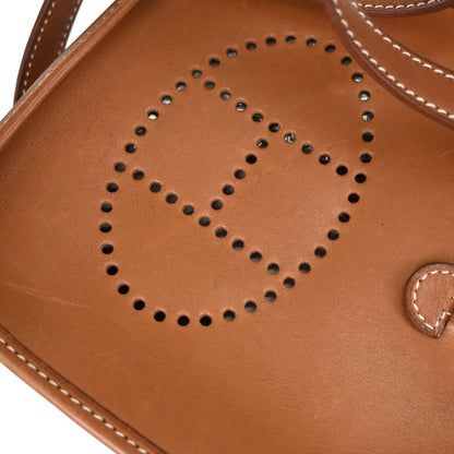 Hermes Fauve Barenia Evelyne TPM Shoulder Bag