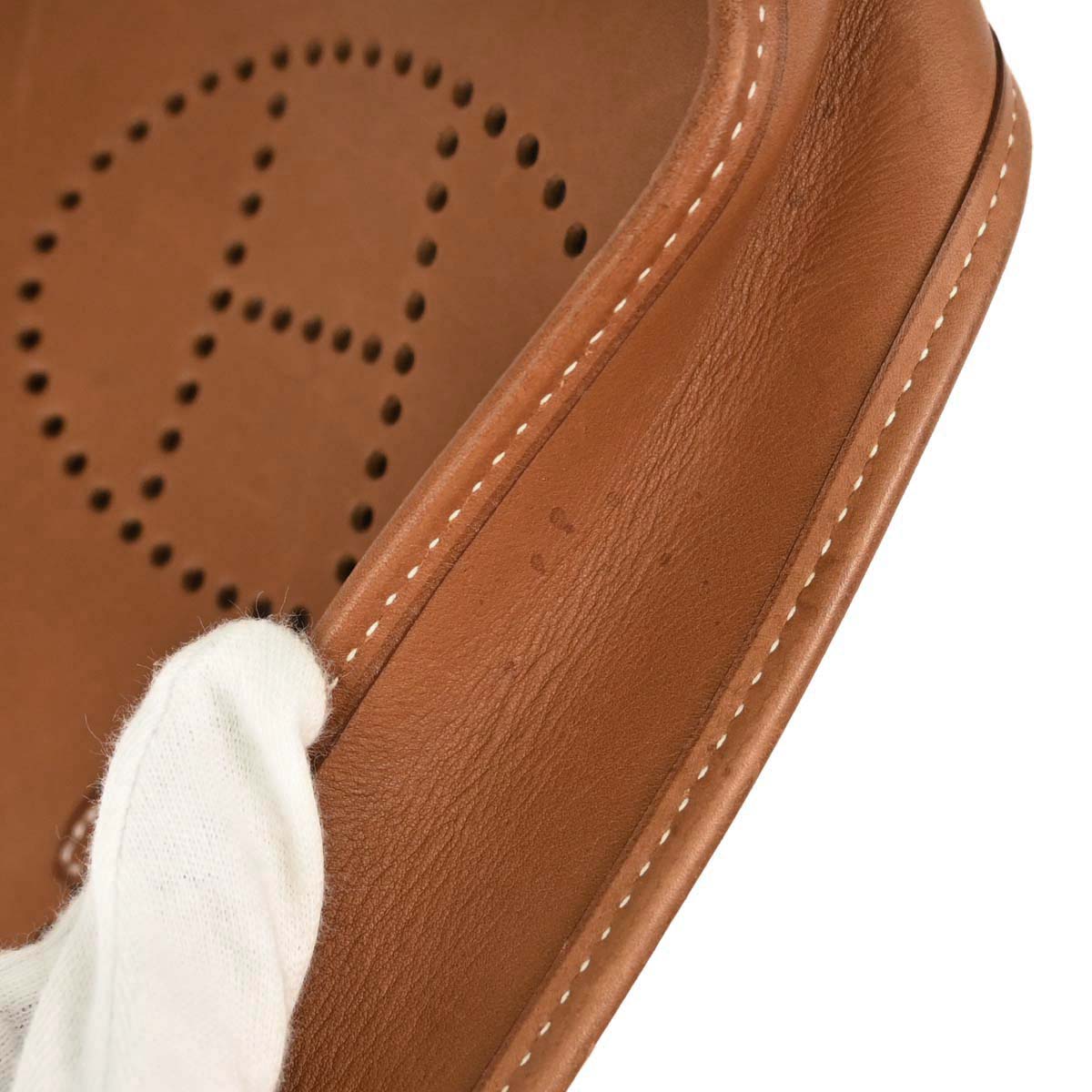 Hermes Fauve Barenia Evelyne TPM Shoulder Bag