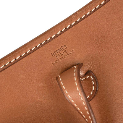 Hermes Fauve Barenia Evelyne TPM Shoulder Bag
