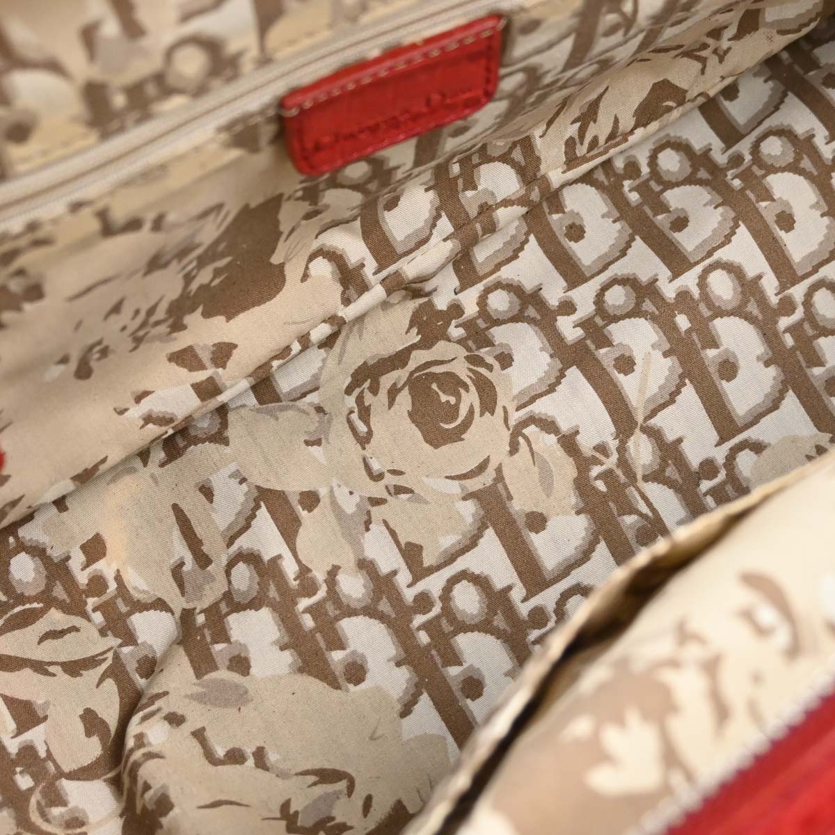 Christian Dior * Red Crocodile Detective Bag Handbag