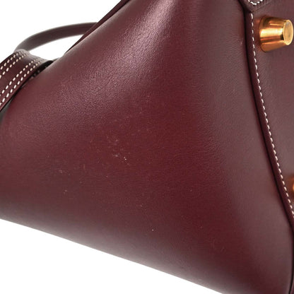 Celine Burgundy Belt Bag Mini 2way Shoulder Handbag
