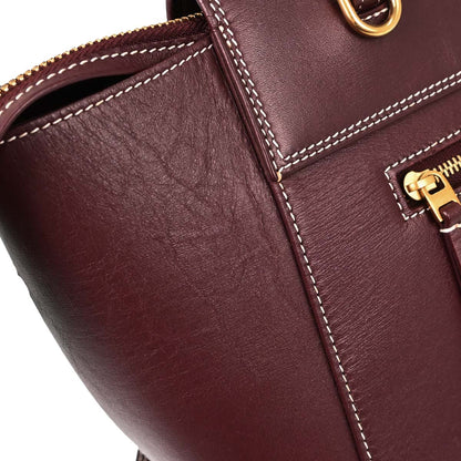 Celine Burgundy Belt Bag Mini 2way Shoulder Handbag